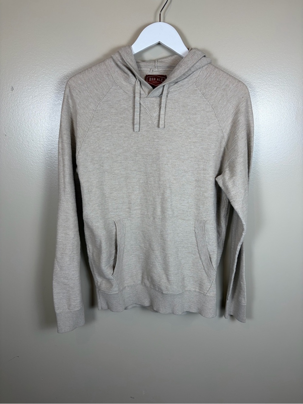 Men’s red ale sweater size medium